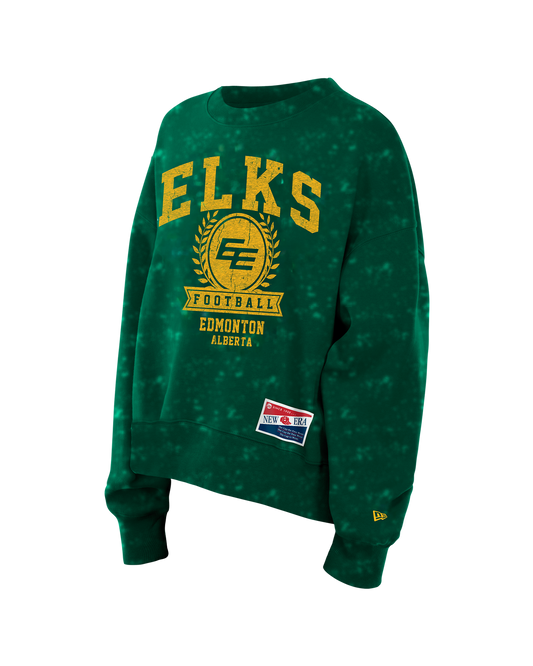 Edmonton Elks - New Era Womens Cropped Crewneck