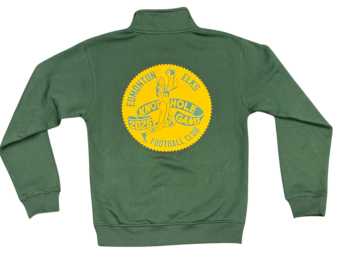 Edmonton Elks - Double Logo Retro 1/4 Zip