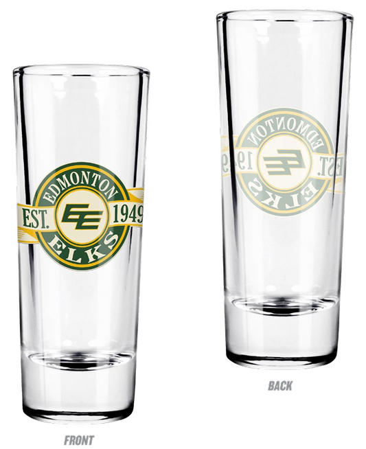 Edmonton Elks - 2oz Banner Shot Glass