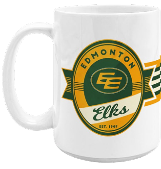 Edmonton Elks - Retro Logo Sublimated Mug