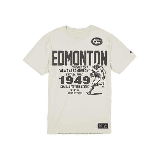 Edmonton Elks - New Era Turf Traditions Tan Tee