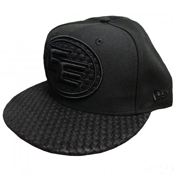 Edmonton Elks- New Era Logo Weave BLACK 5950