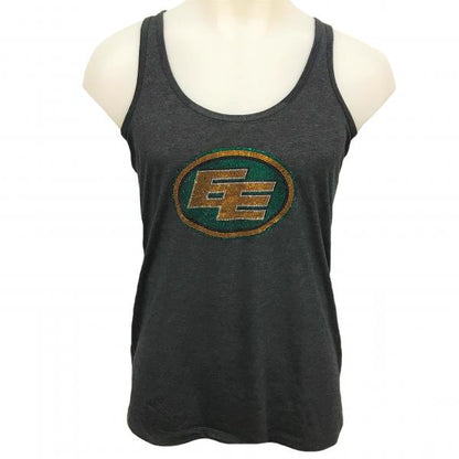 Edmonton Elks- Bulletin Ladies Rhinestone Tank Black