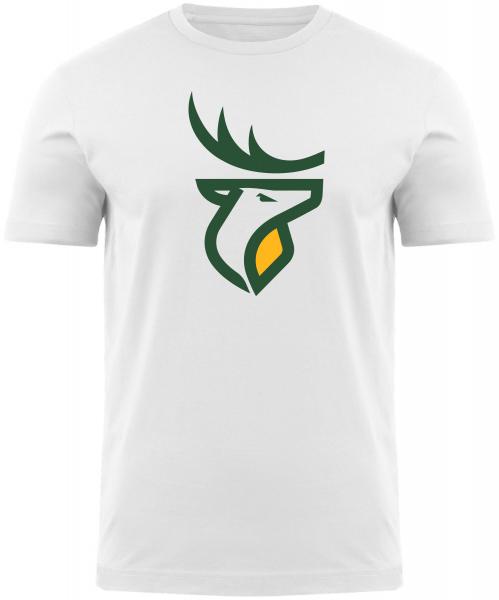 Edmonton Elks- Mens White Primary Tee