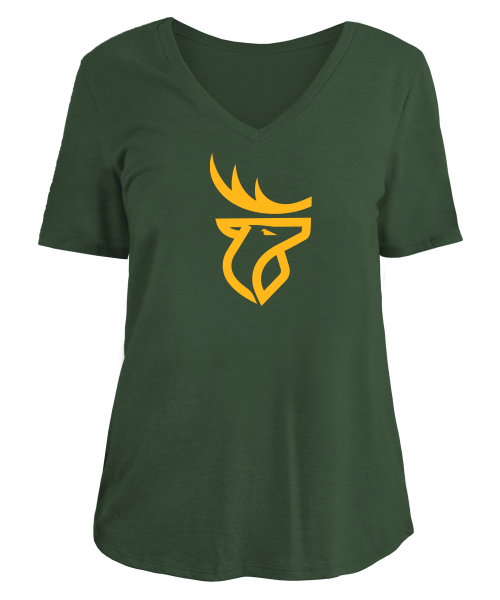 Edmonton Elks- New Era Womens One Color V-Neck