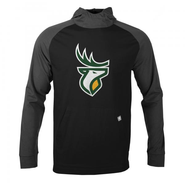 Edmonton Elks- Levelwear Mens Black Primary Raglan Hood