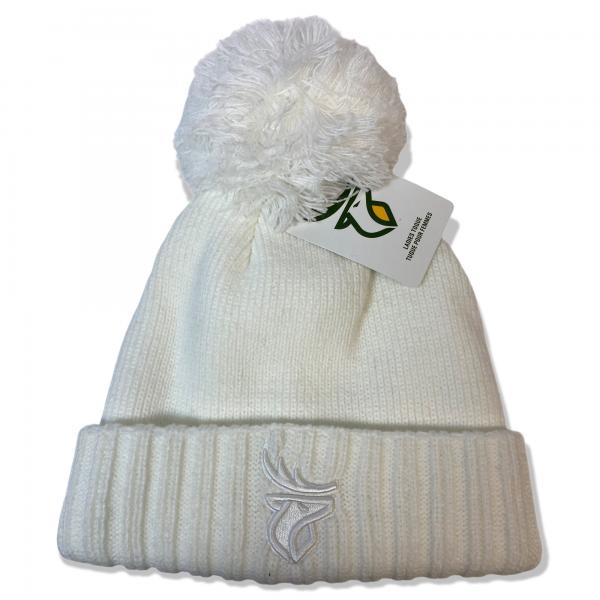 Edmonton Elks- White Cuff Knit Pom