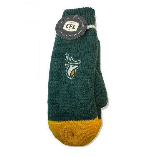 Edmonton Elks- Primary Logo Mittens - Green