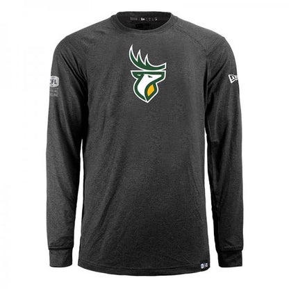 Edmonton Elks- New Era Mens Sideline Rotate L/S Tee - BLK