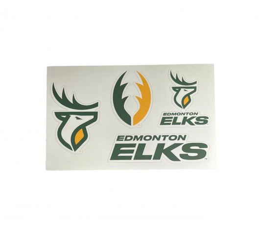 Edmonton Elks - 4 Sticker Sheet Set