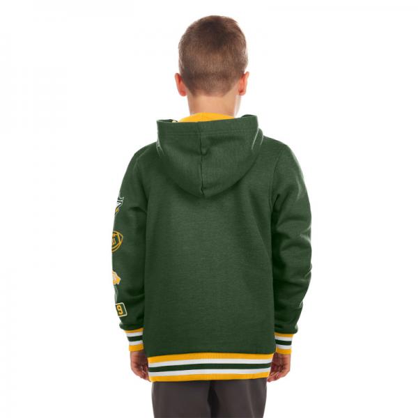 Edmonton Elks - New Era Boys Logo Sleeve Pullover Hood