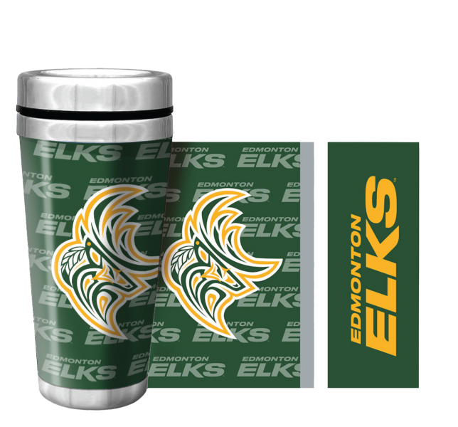Edmonton Elks Indigenous Logo Travel Mug