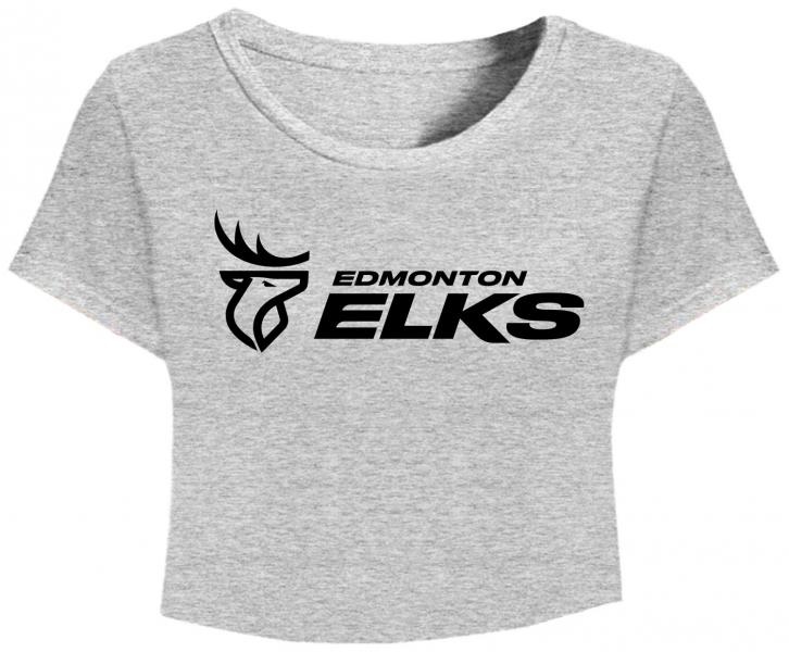 Edmonton Elks- Bulletin Womens Cropped Alternate Tee