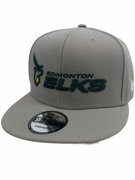 Edmonton Elks CFL New Era Men's Yellow/Green 9Forty Alternate