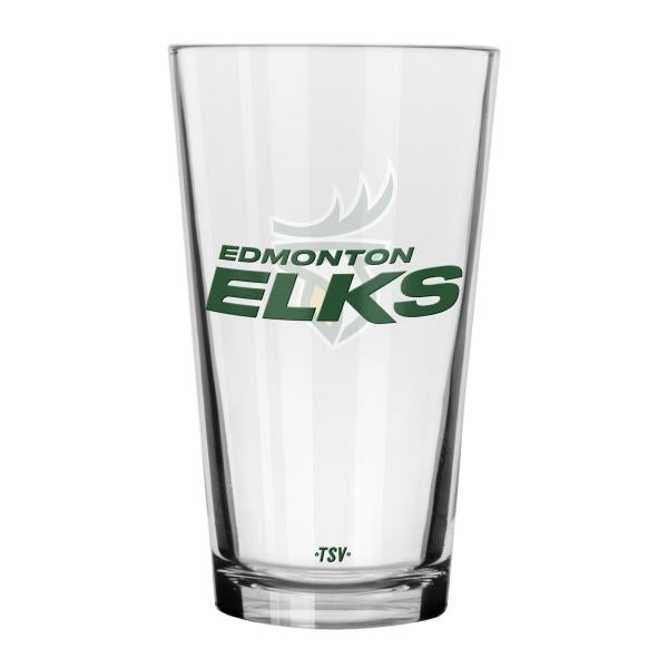 Edmonton Elks- Primary Logo Mixing Glass