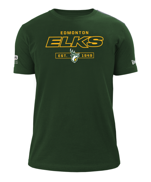 Edmonton Elks- New Era Mens Cotton Pivot Varsity